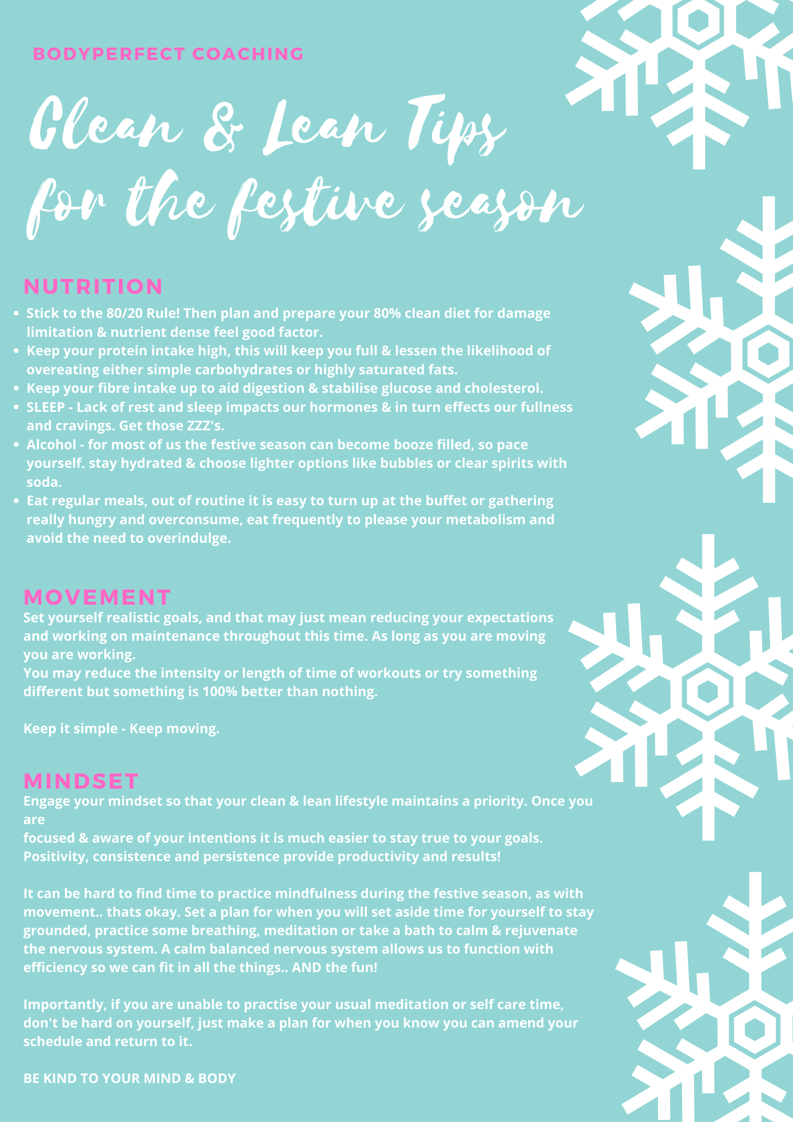 Clean & Lean Tips For The Festive Season